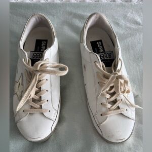 Golden Goose Super Star Sneakers, only worn once.